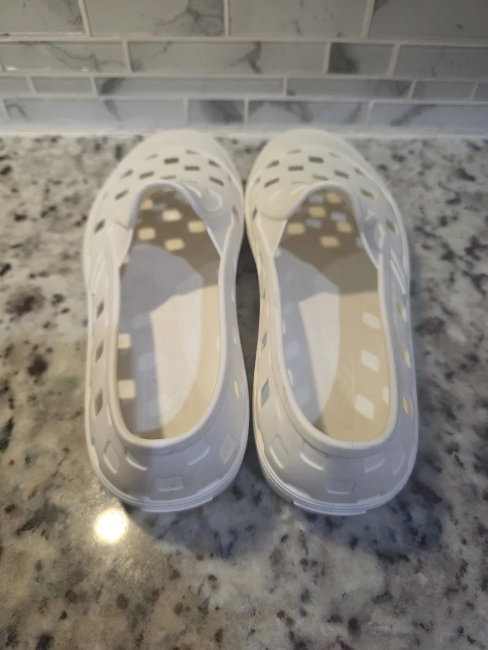 Vans White Slip-On TRK